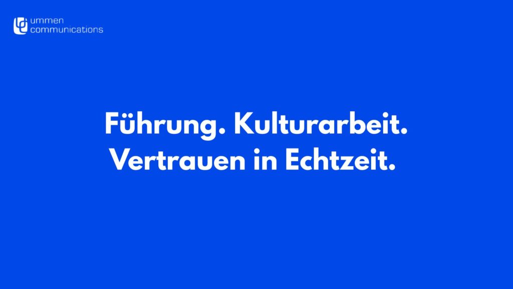 Führung durch Vertrauen, Klarheit und kulturelle Intelligenz 